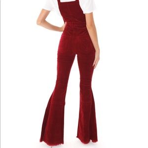 Show Me Your Mumu suede Berkeley Bell overalls